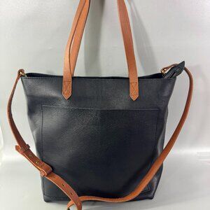 Madewell The Zip-Top Medium Transport Tote, True Black Brown